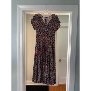 ModCloth Abstract Print Midi Dress